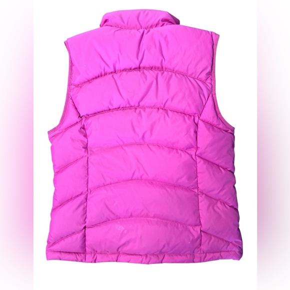 LL Bean Goose Down Puffer Vest Pink Full Zip Lightweight Outdoor Women’s S - Picture 2 of 7